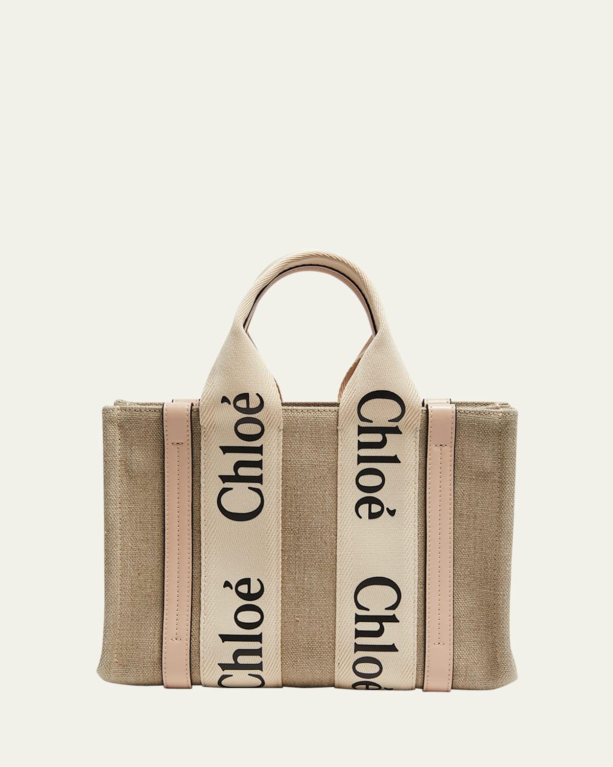 Woody Small Eco Linen Tote Bag Product Image