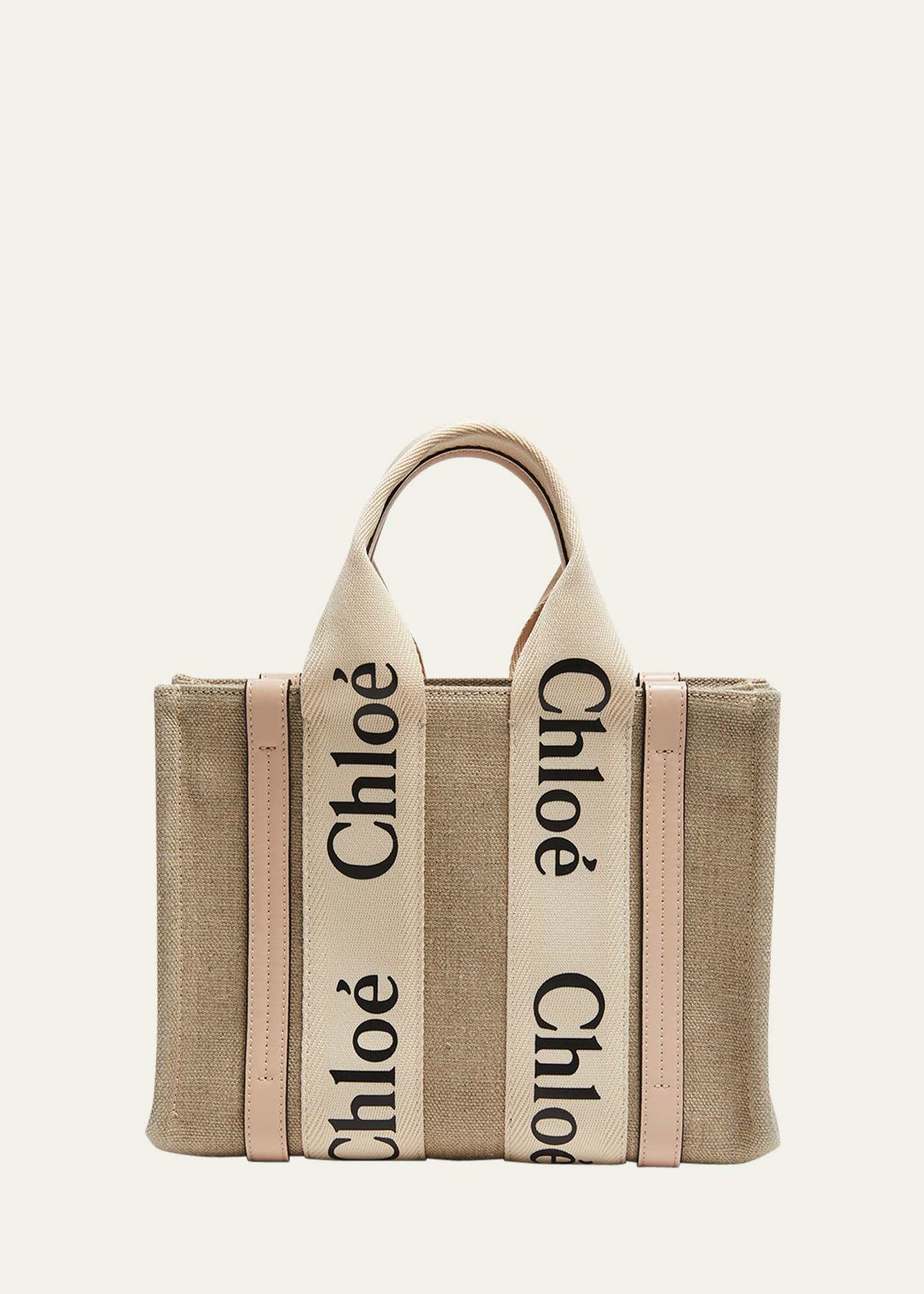 Woody Small Eco Linen Tote Bag Product Image