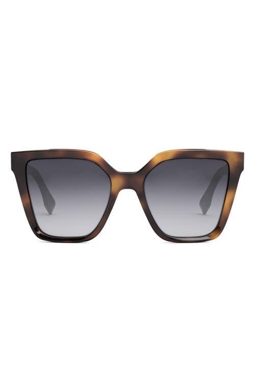 Fendi Lettering 55mm Geometric Sunglasses Product Image