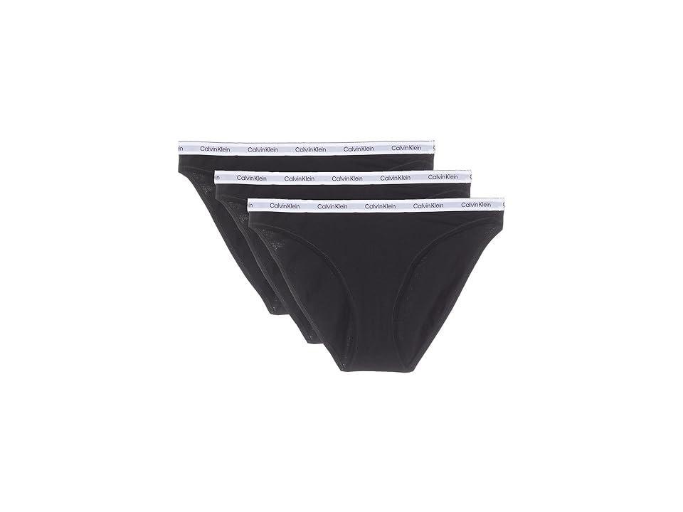 Calvin Klein Womens Modern Logo 3-Pack Bikini - Multi - L Product Image