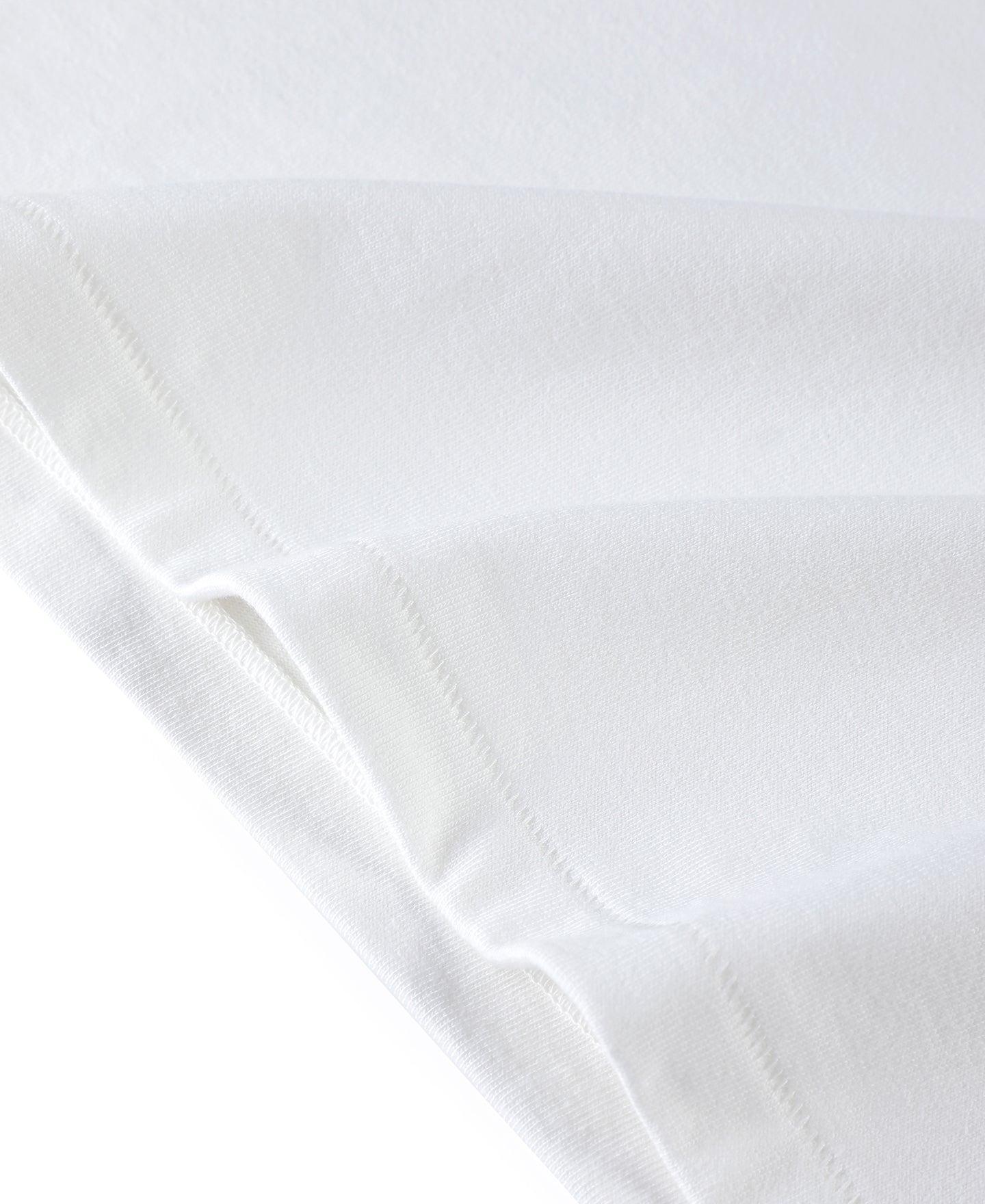 Loopwheel Tubular Athletic T-Shirt - White Product Image