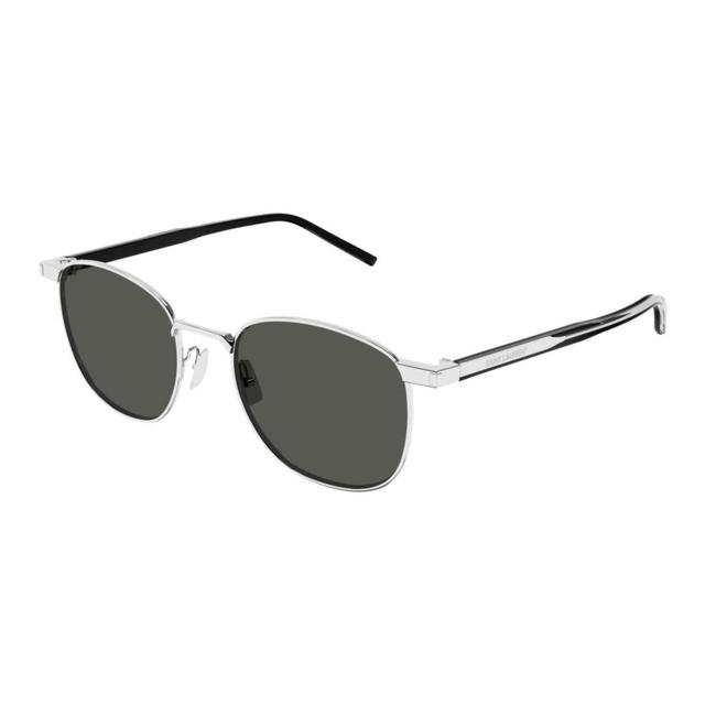 SAINT LAURENT Sl 747-002 Silver-crystal-grey Product Image