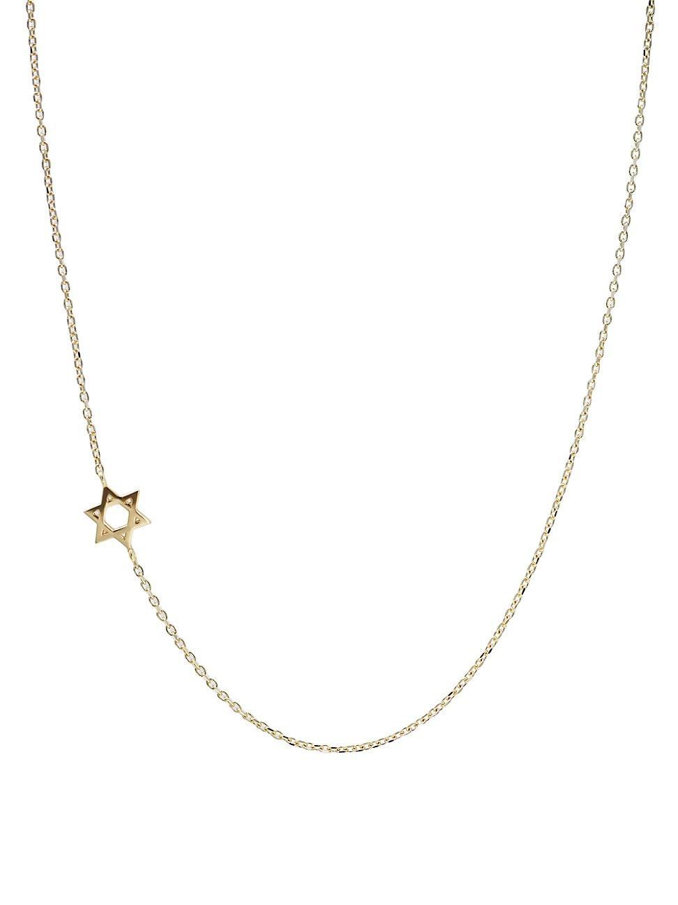 Anzie Love Letter Star of David Pendant Necklace Product Image