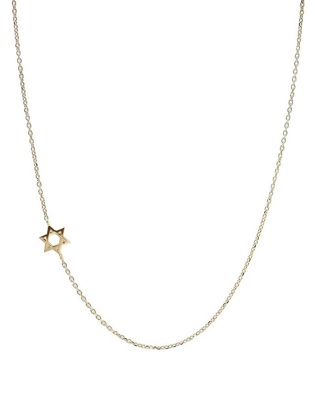 Anzie Love Letter Star of David Pendant Necklace Product Image