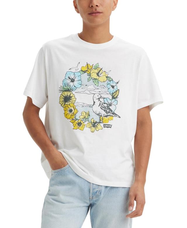 Levis Mens Relaxed-Fit Seagull Graphic T-Shirt Product Image