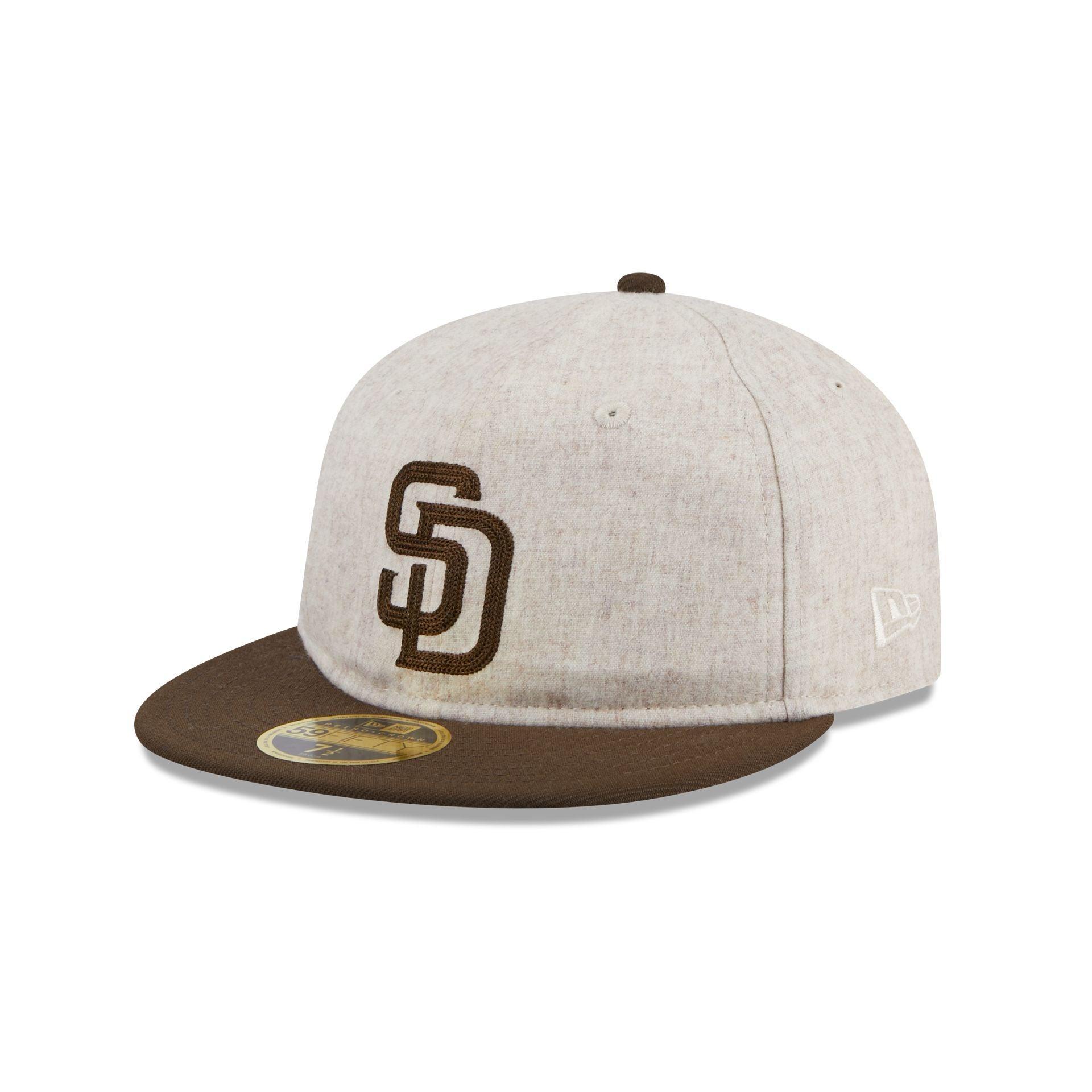 San Diego Padres Melton Wool Retro Crown 59FIFTY Fitted Hat Male Product Image