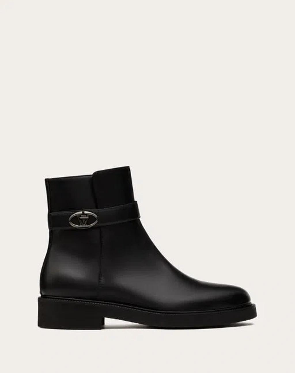 VLOGO LOCKER CALFSKIN ANKLE BOOT Product Image