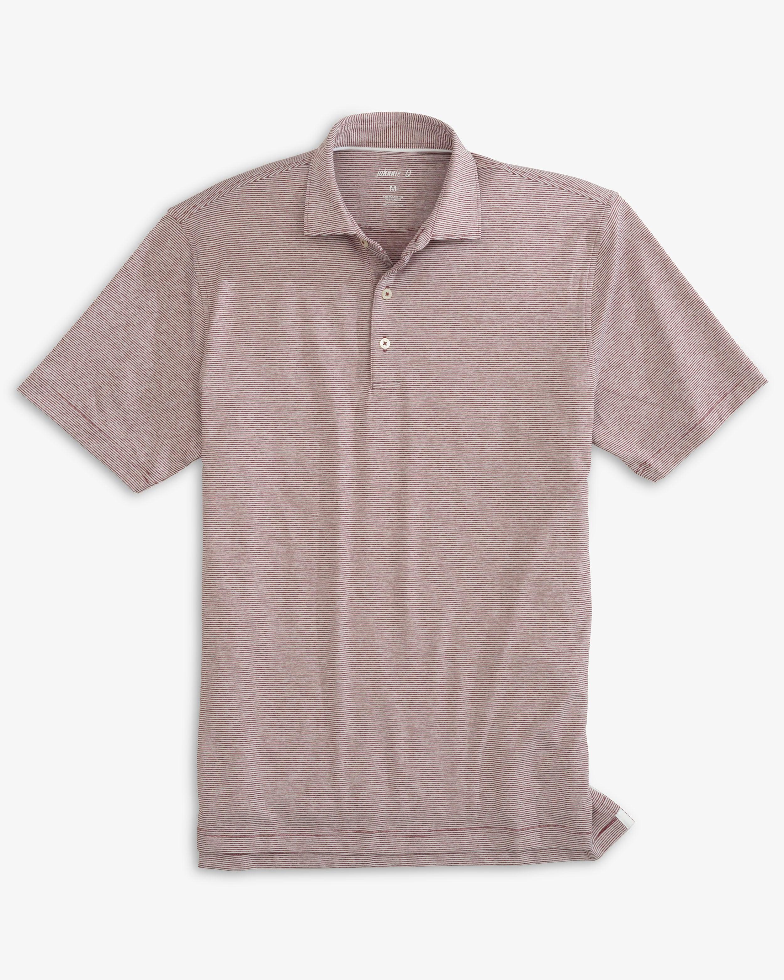 UPenn Lyndonn Striped Jersey Performance Polo Product Image