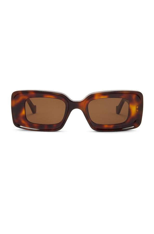 Loewe Rectangular Sunglasses in Brown Product Image