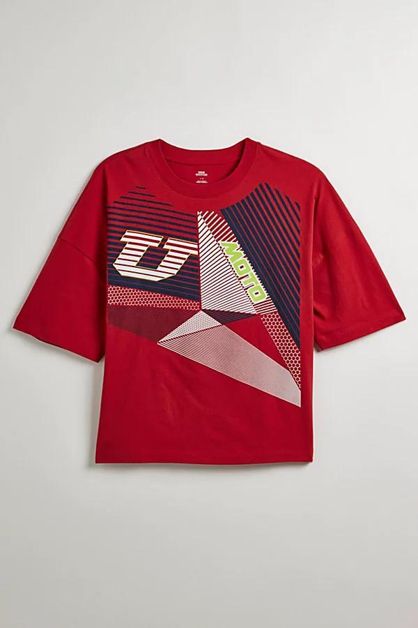 Urban Outfitters UO Moto Boxy Tee Mens at Urban Outfitters Product Image