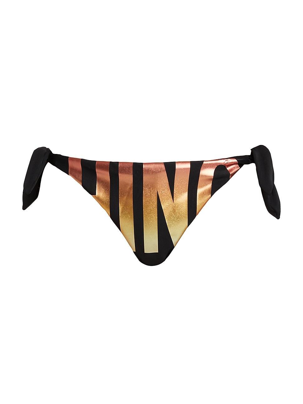 Womens Low-Rise Logo Bikini Bottom Product Image