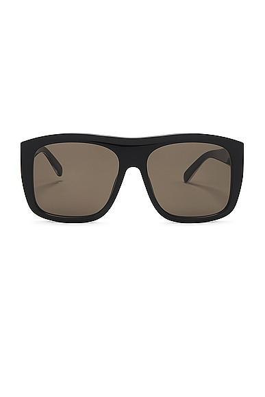 Stella McCartney Square Sunglasses in Black Product Image