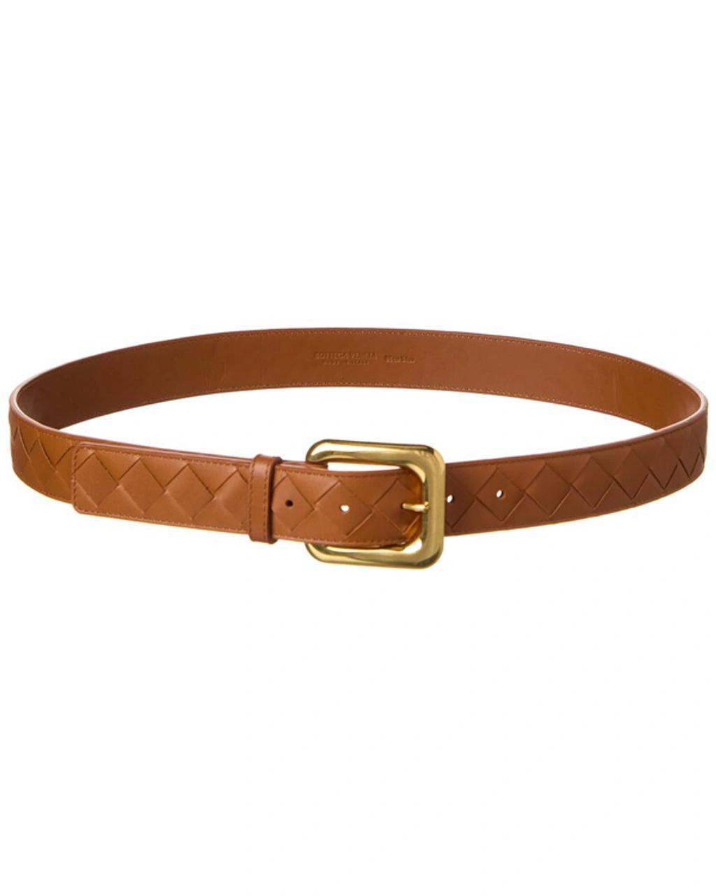 Woven Buckle Belt In Brown product image