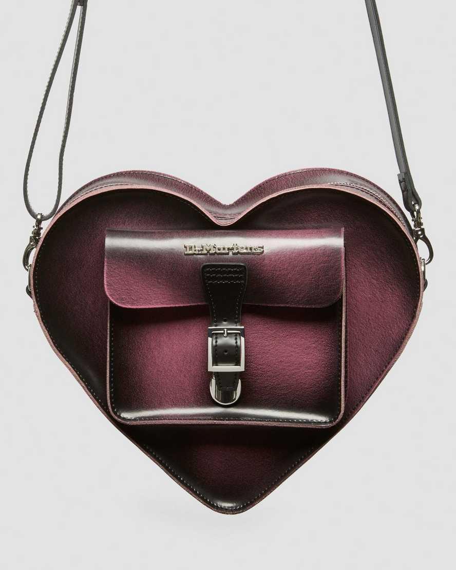 Heart Shaped Distressed Leather Backpack Product Image