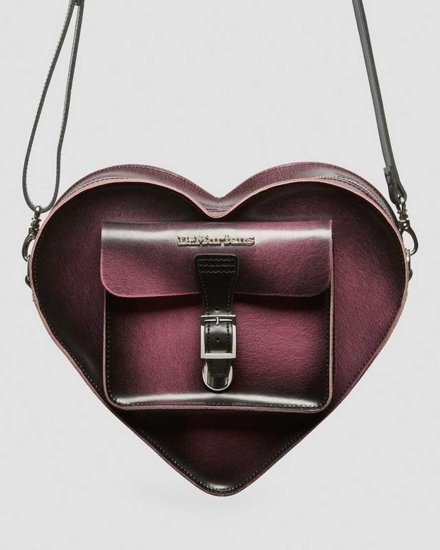 Heart Shaped Distressed Leather Backpack Product Image