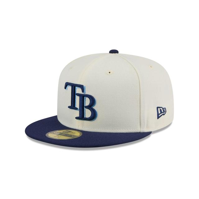 Tampa Bay Rays Chrome 59FIFTY Fitted Hat Male Product Image