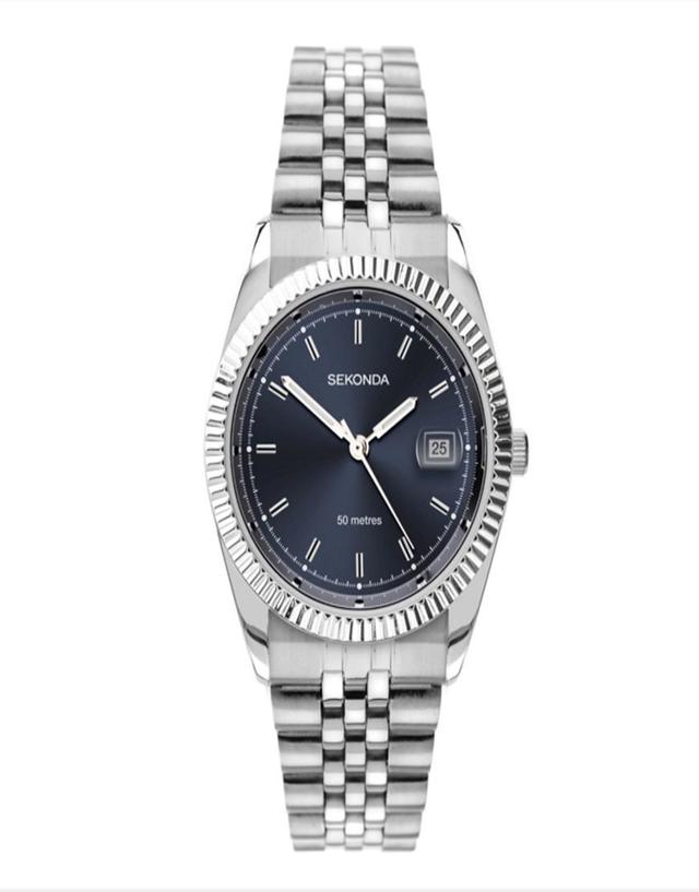 Sekonda Mens Bracelet Watch with Navy Dial Product Image