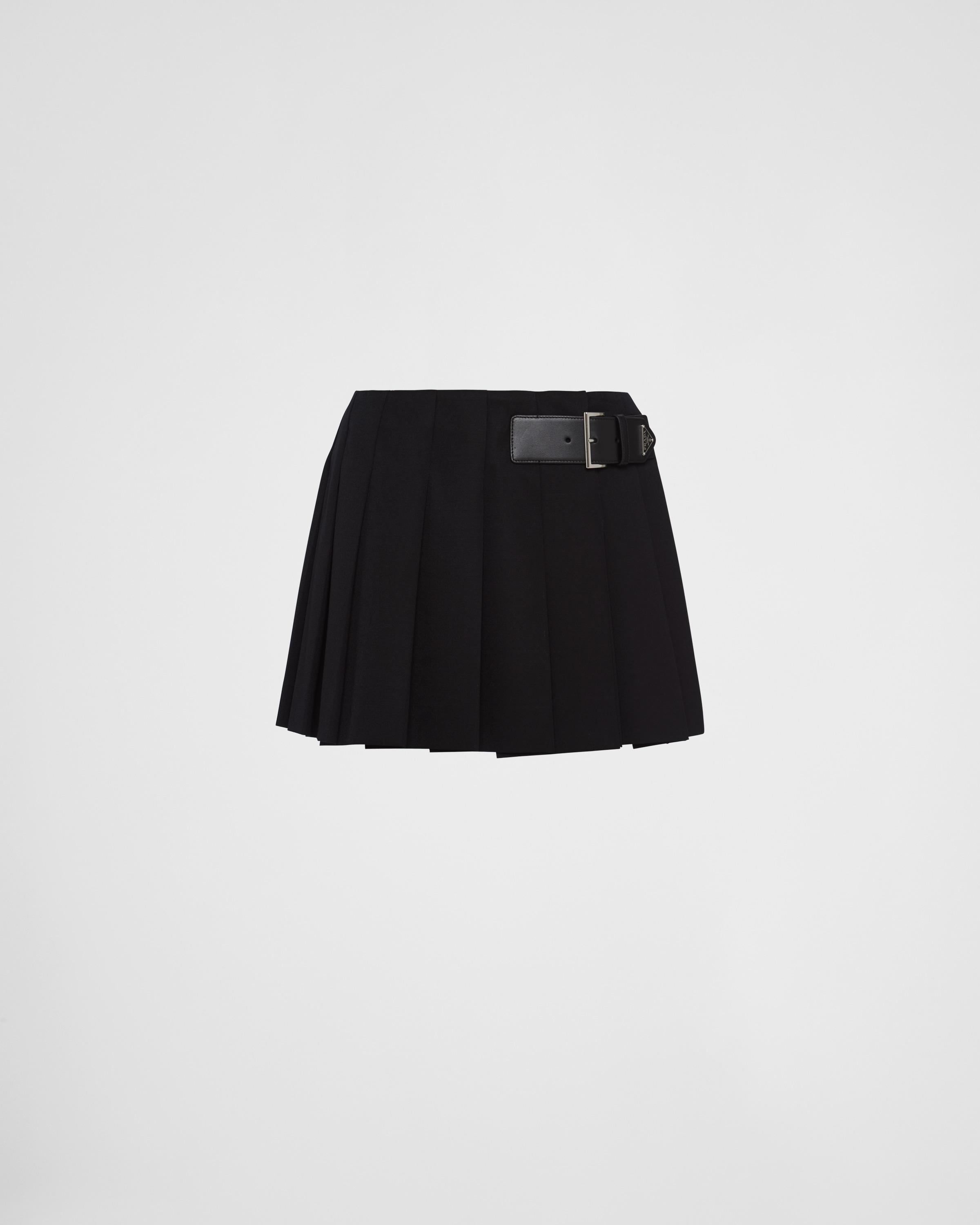 Gabardine miniskirt Product Image