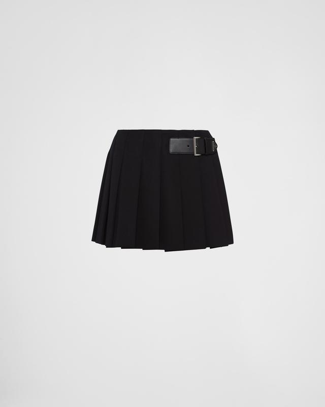 Gabardine miniskirt Product Image