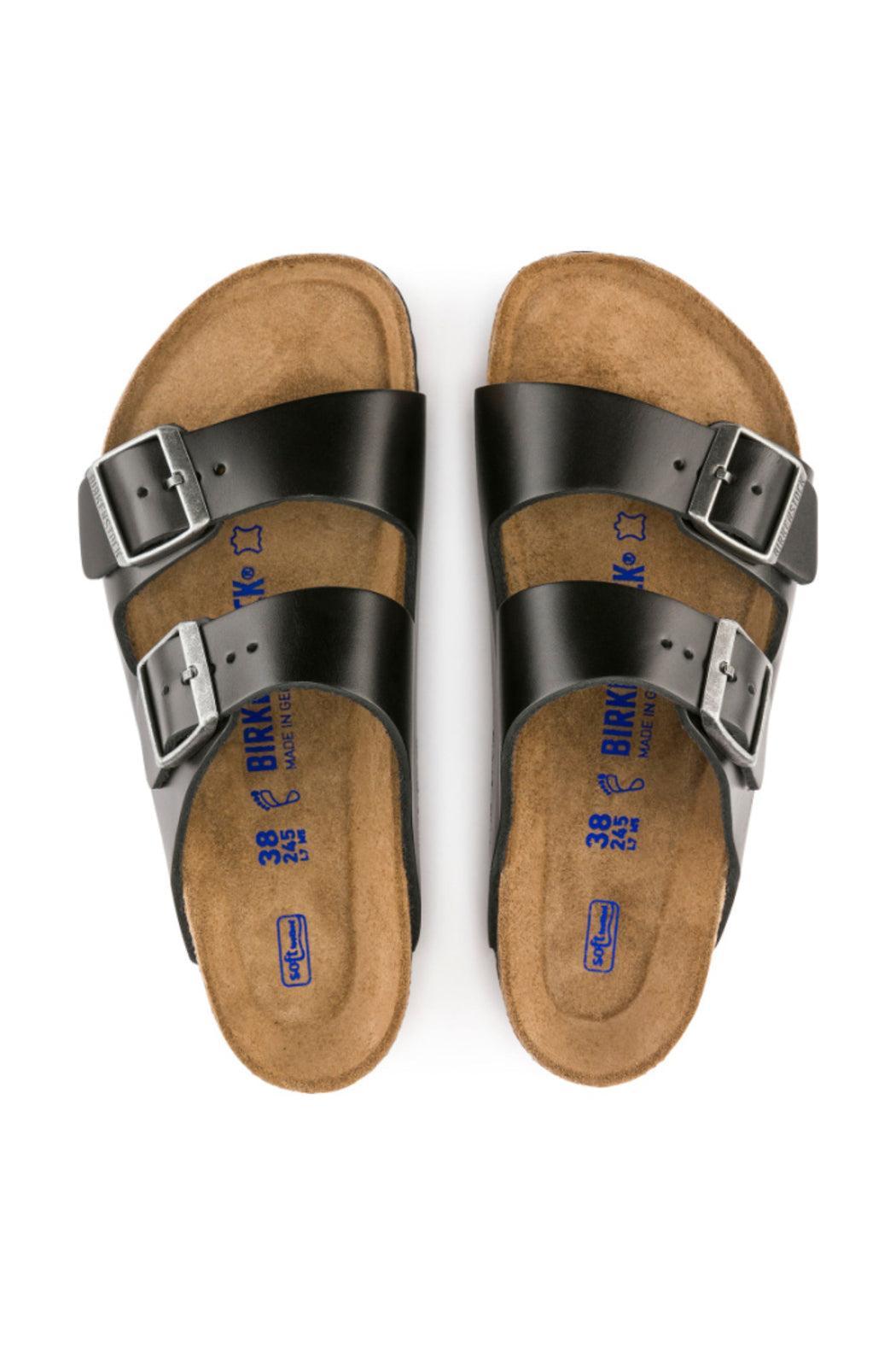 Birkenstock Arizona in Black Almafi Leather Male Product Image