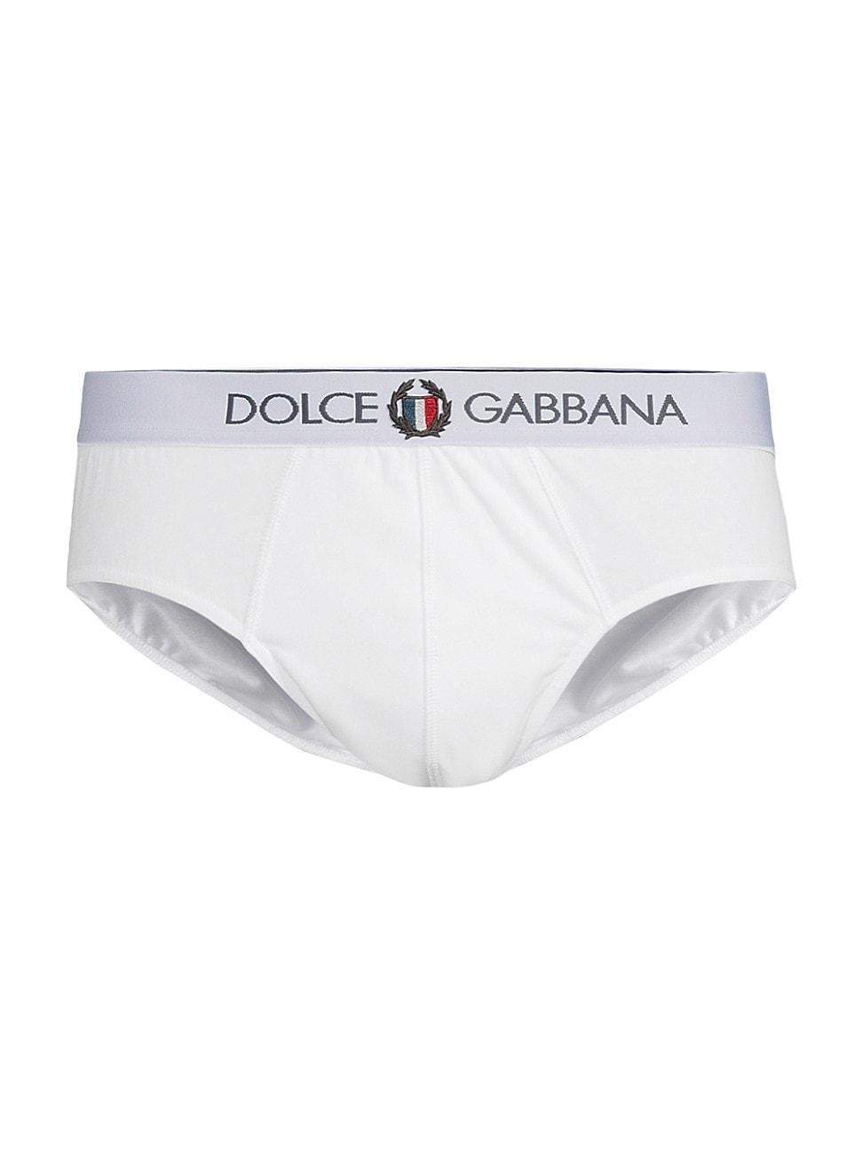 Mens Logo Cotton-Blend Briefs Product Image