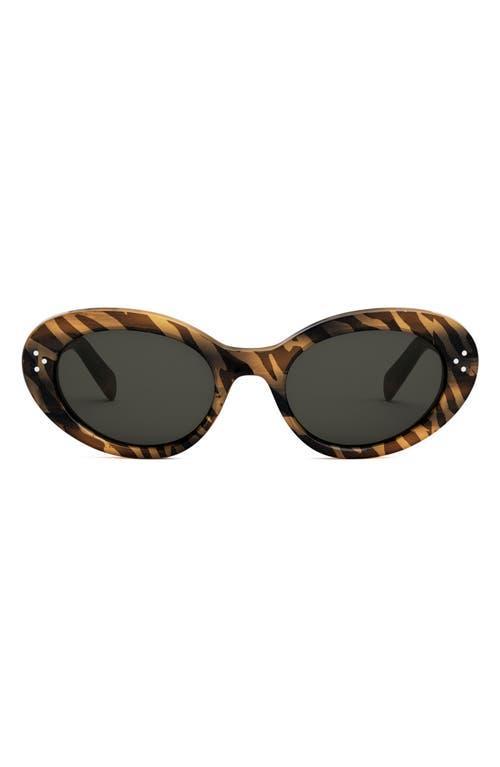 CELINE Bold 3 Dots 53mm Round Sunglasses Product Image