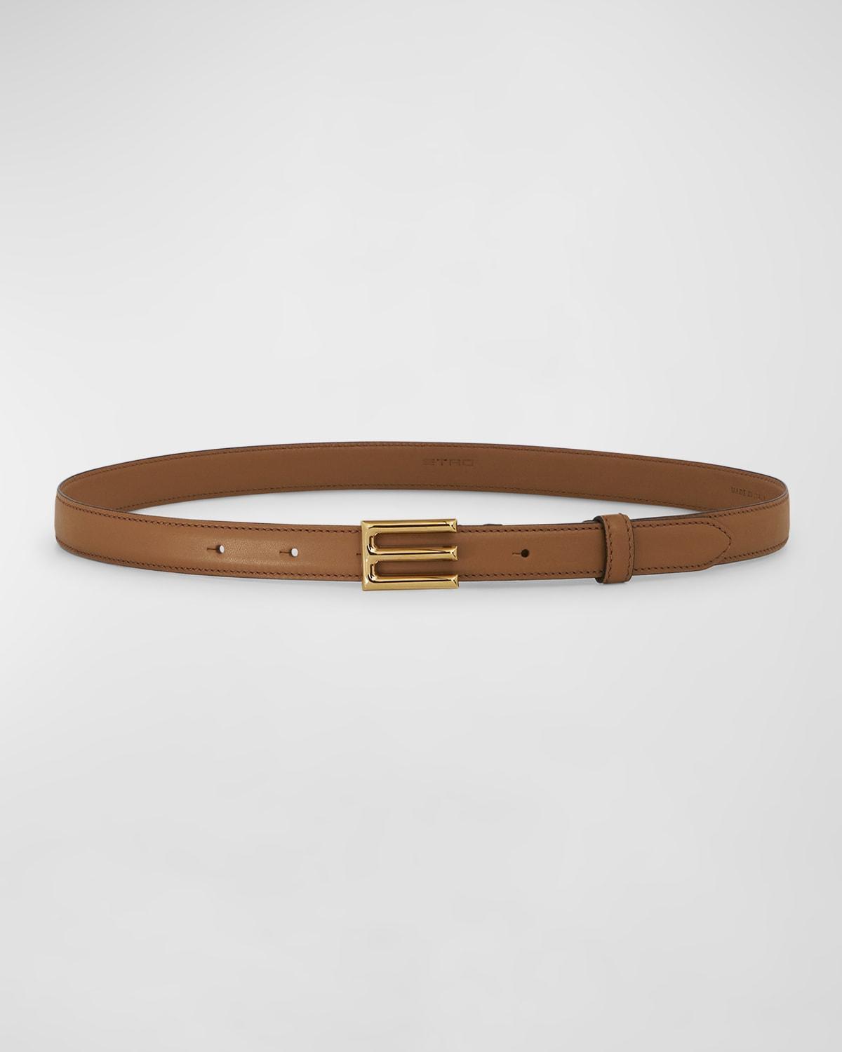 Logo Buckle Leather Belt Product Image