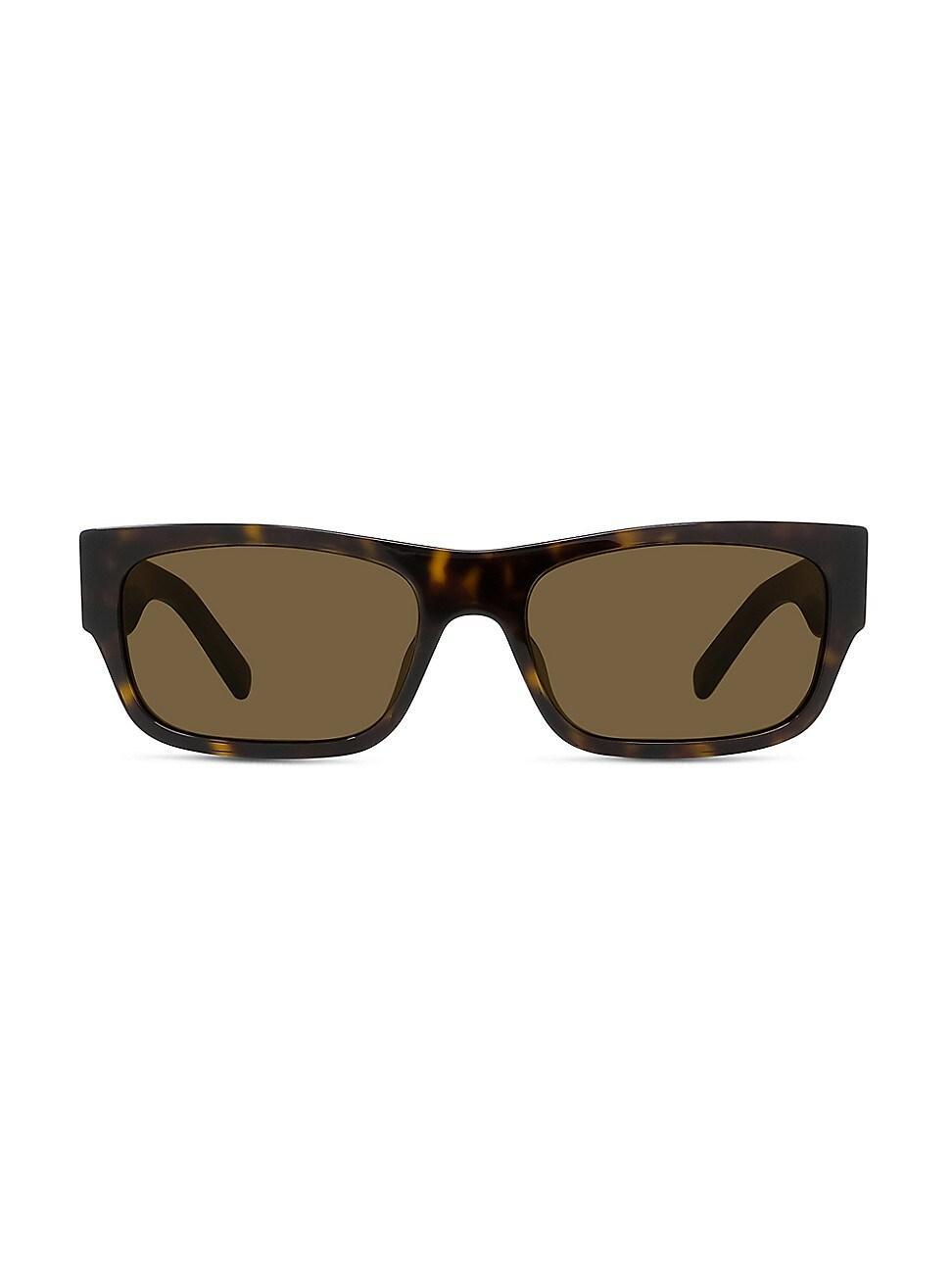 Mens 4G 56MM Rectangular Sunglasses Product Image