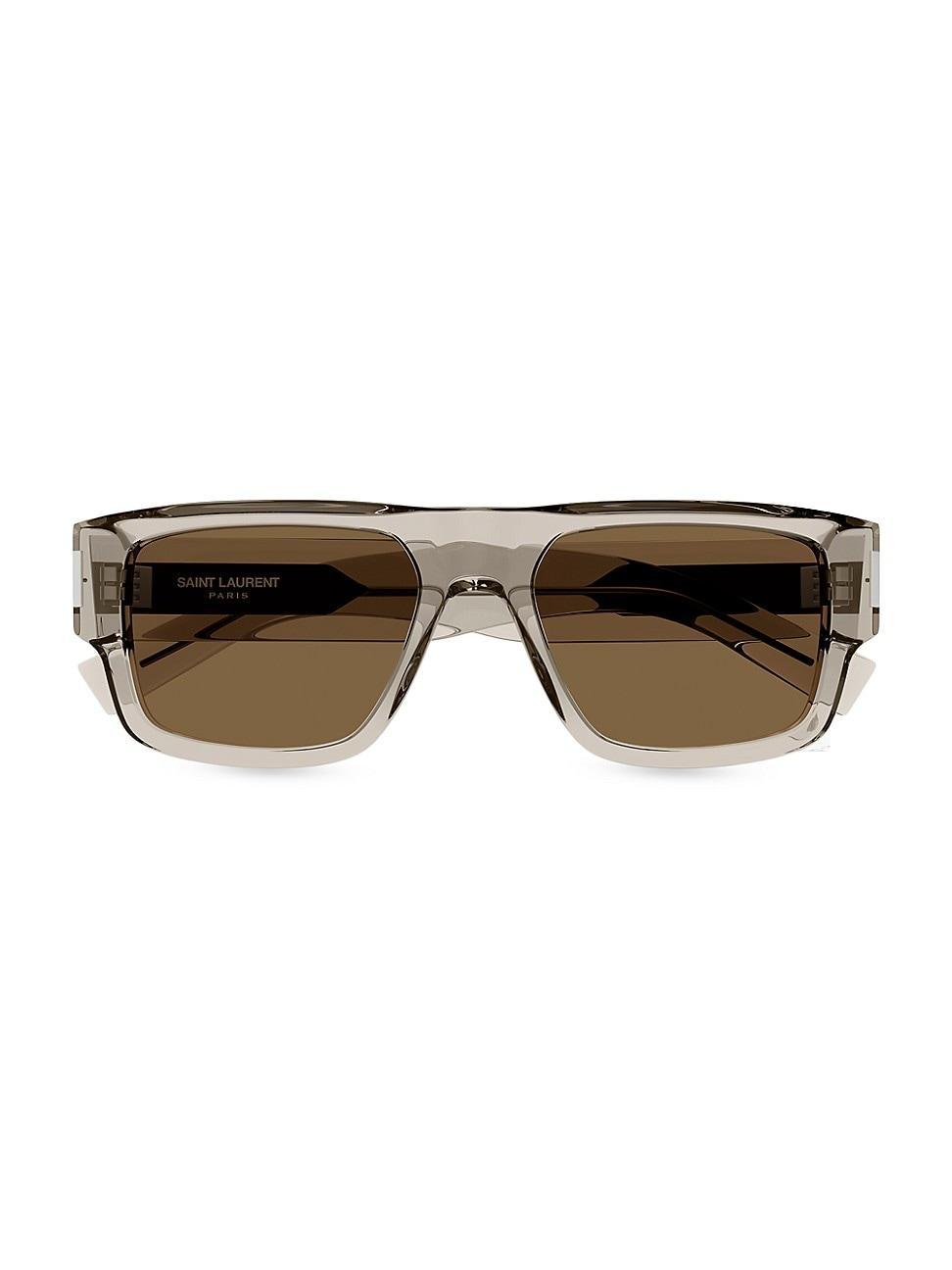 Mens SL 659 Acetate Rectangle Sunglasses Product Image