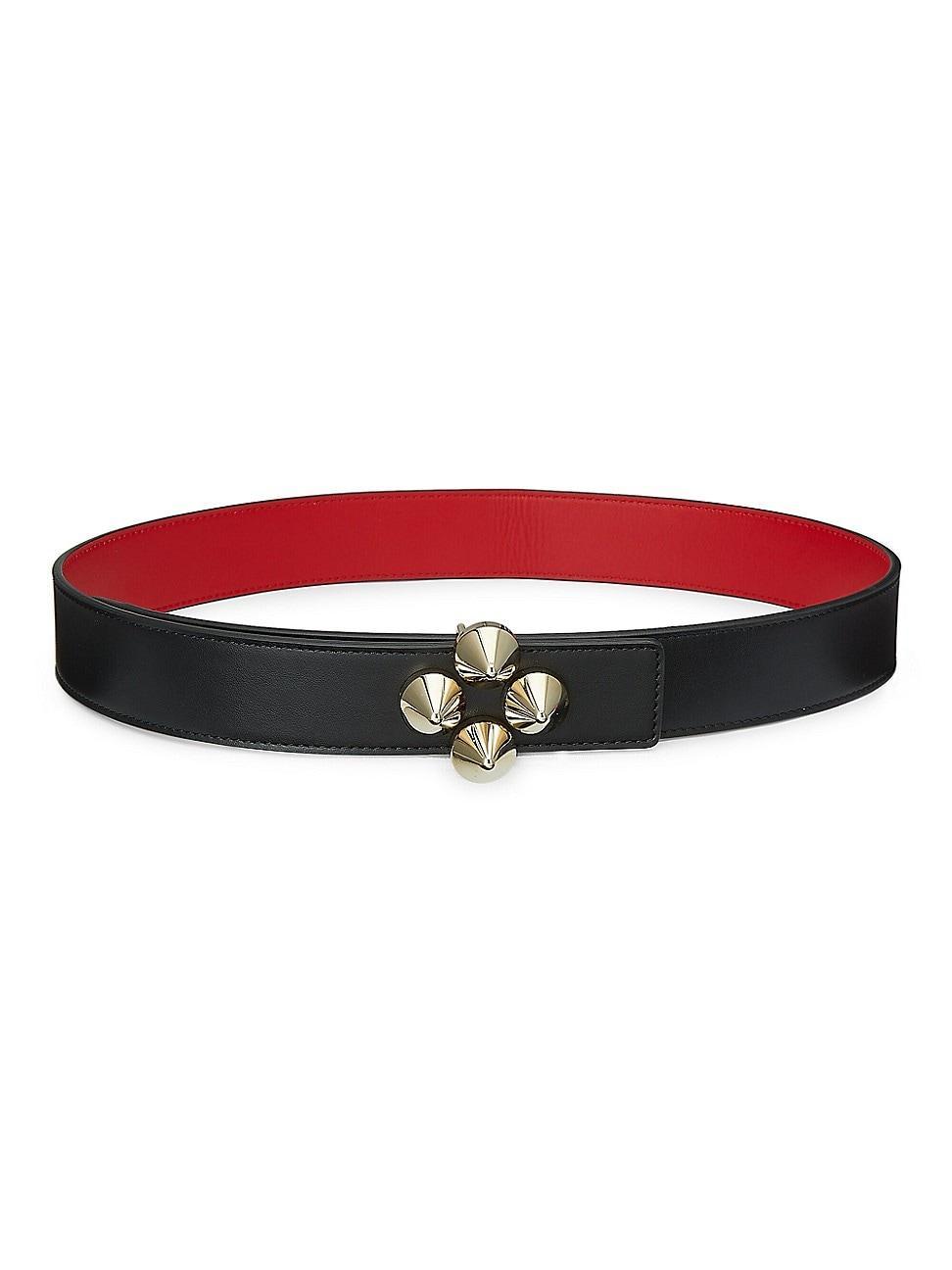 Womens Spiked Leather Belt product image