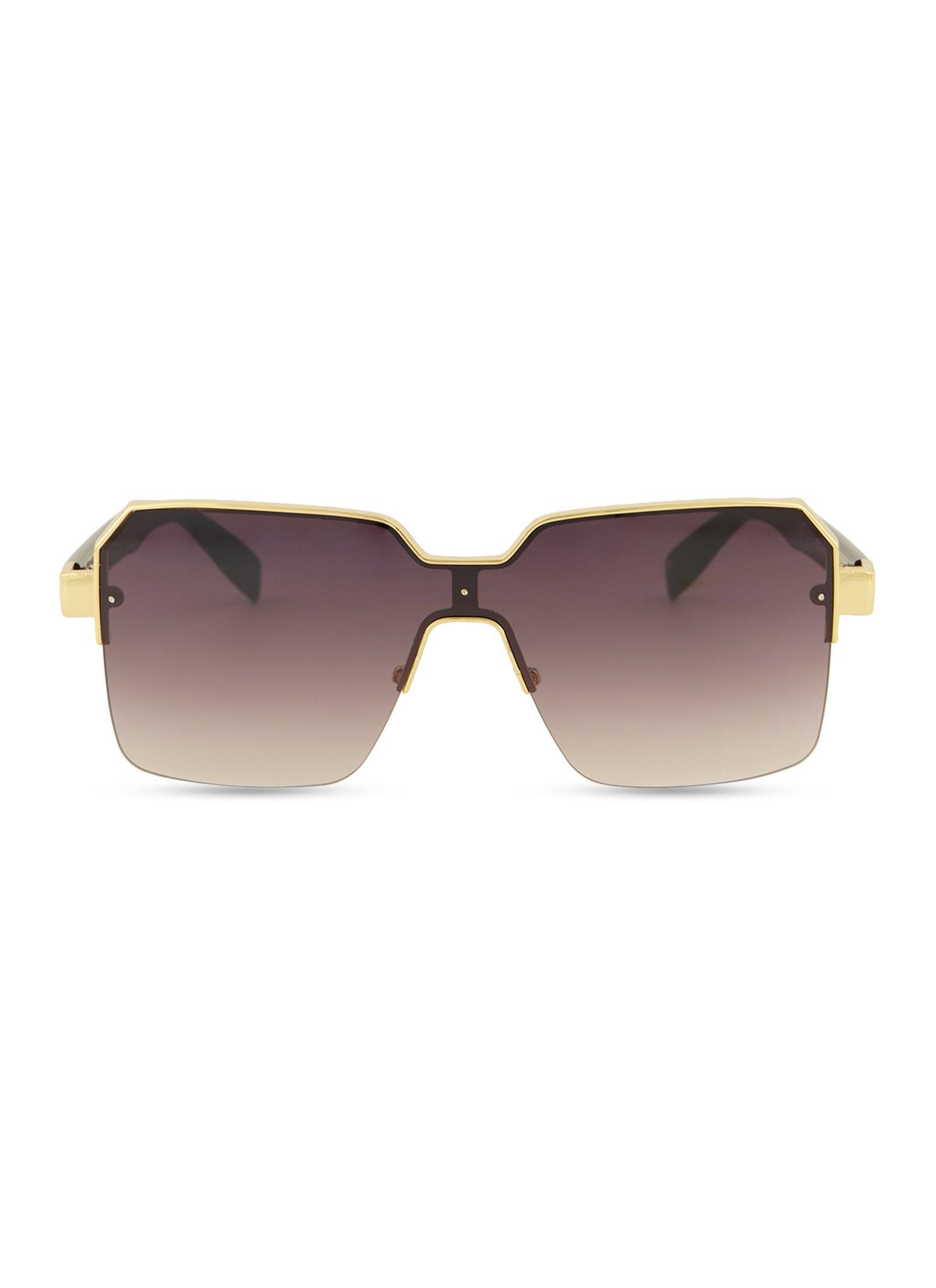 Metallic Detail Ombre Lens Sunglasses Female Product Image