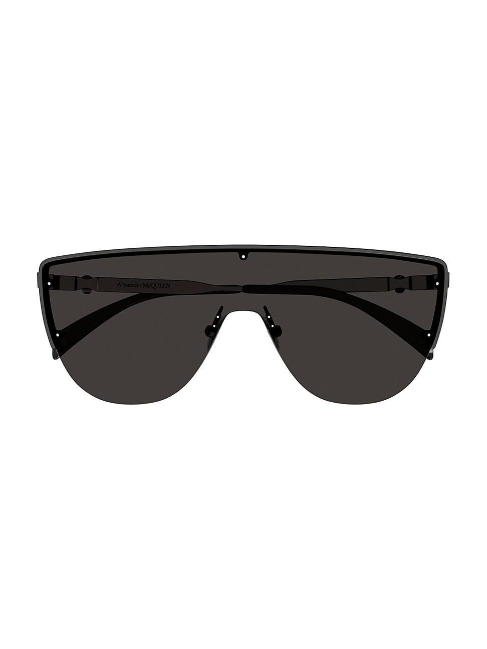 Alexander McQueen 99mm Oversize Mask Sunglasses Product Image