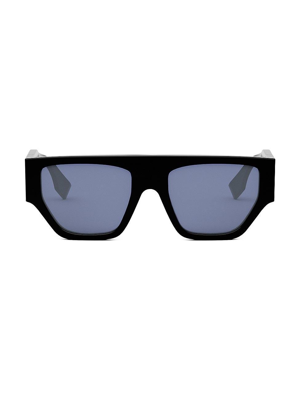 Mens Fendigraphy Rectangular Sunglasses Product Image