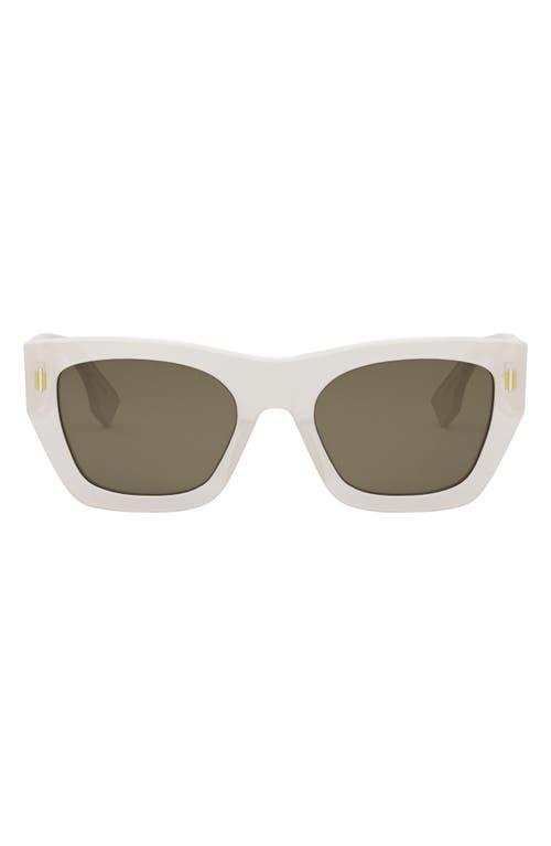 Fendi Roma 63mm Rectangular Sunglasses Product Image