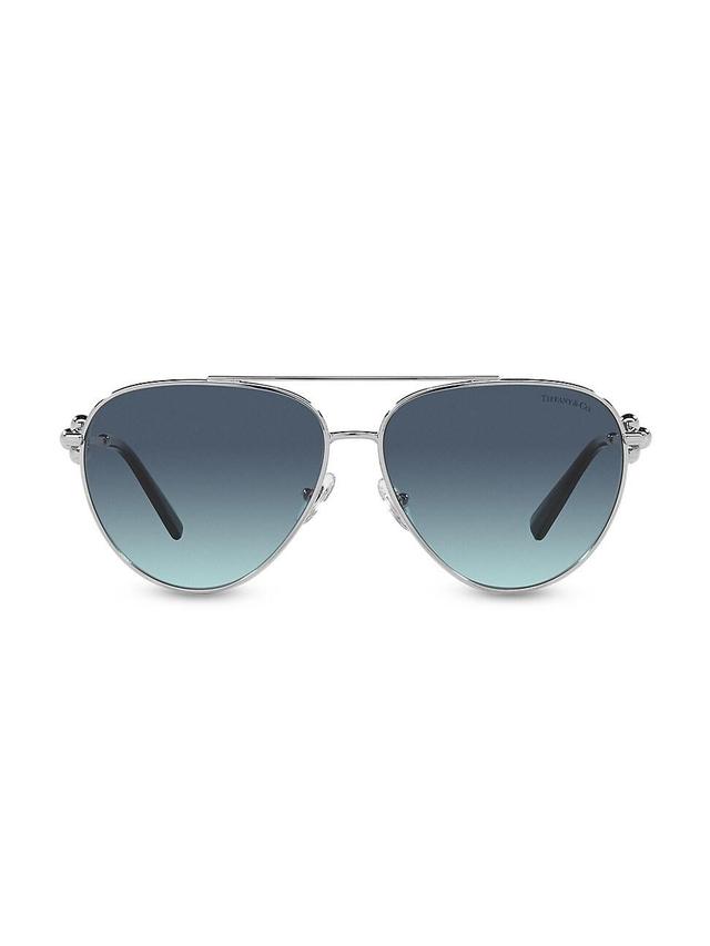 Womens 59MM Pilot Sunglasses Product Image