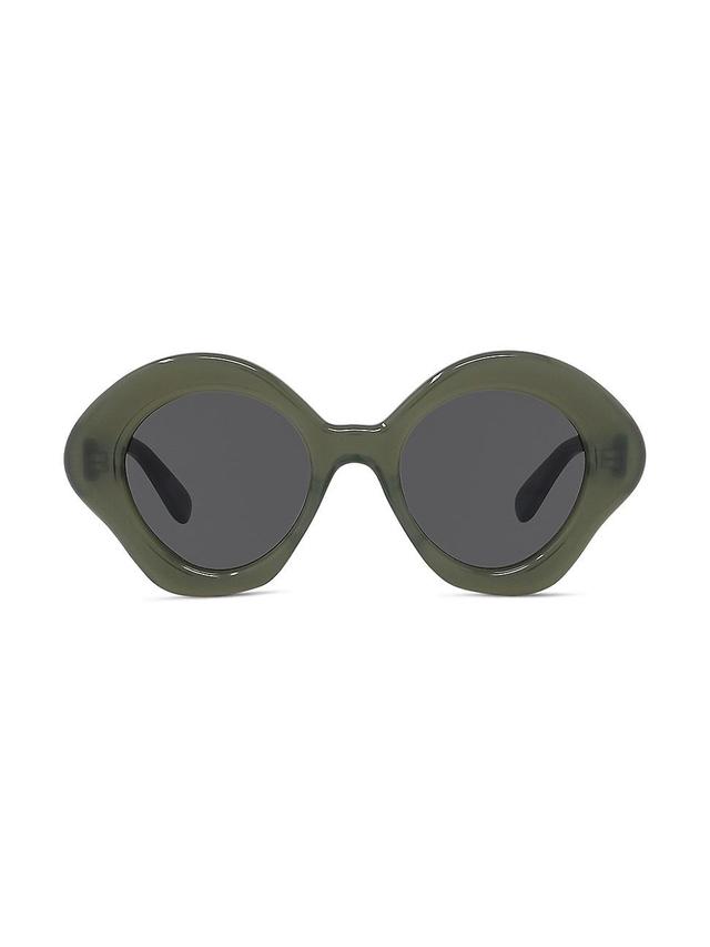 Womens Curvy Geometric Sunglasses Product Image