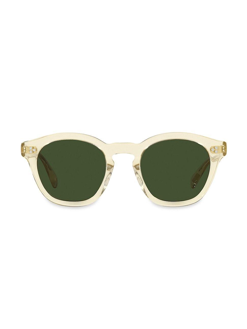 Oliver Peoples Boudreau La 48mm Round Sunglasses Product Image