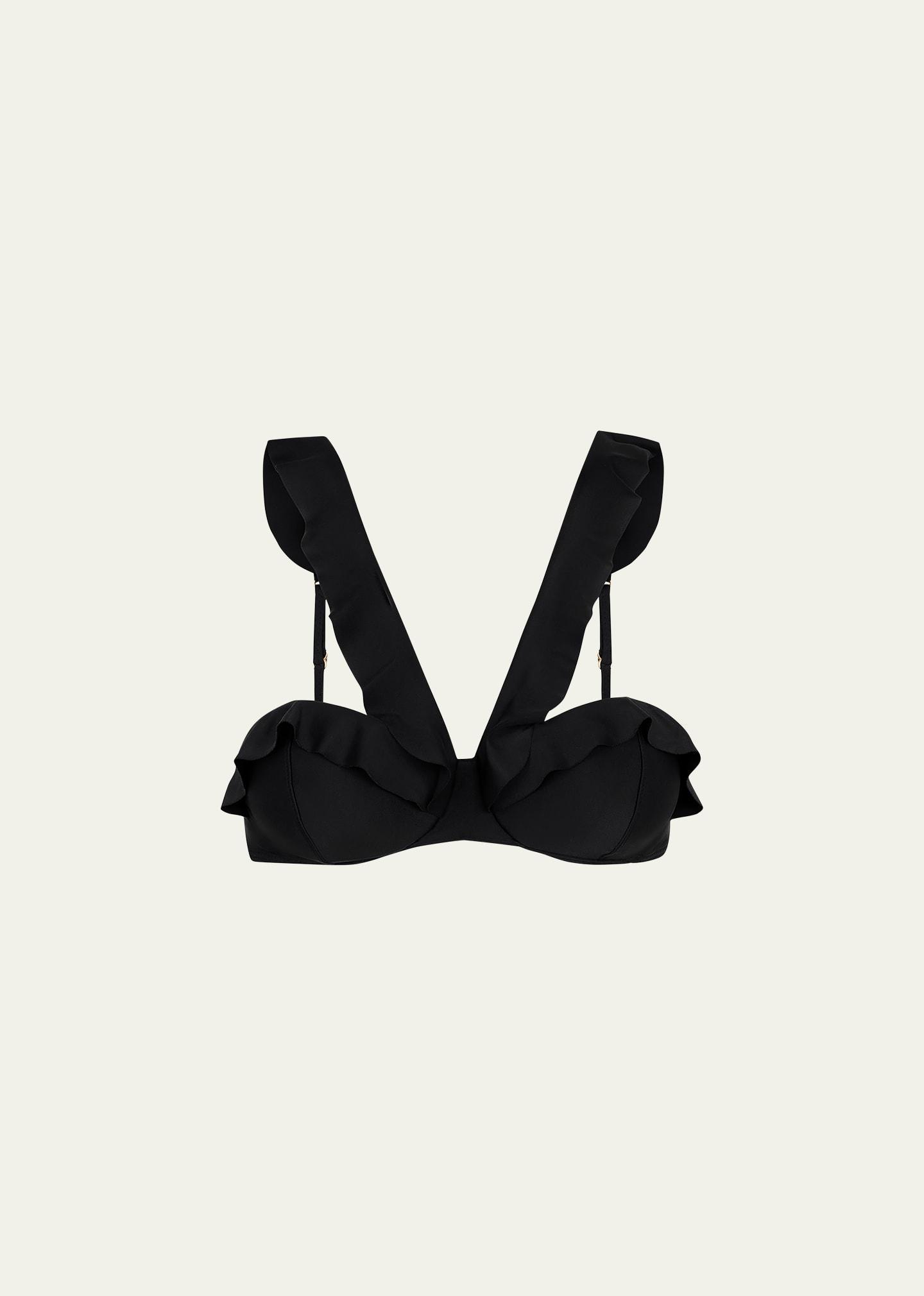 Womens Chris Underwire Ruffled Bikini Top Product Image