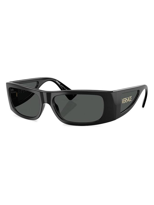 Mens 57MM Pillow Sunglasses Product Image