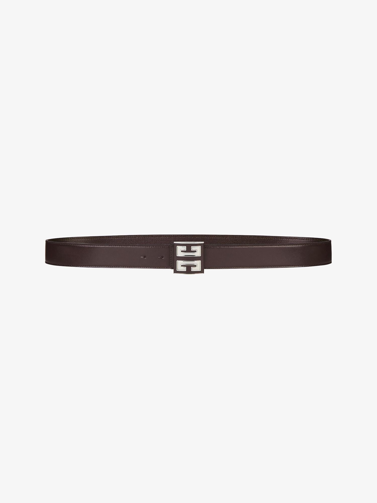 4G reversible belt in 4G Classic leather Product Image