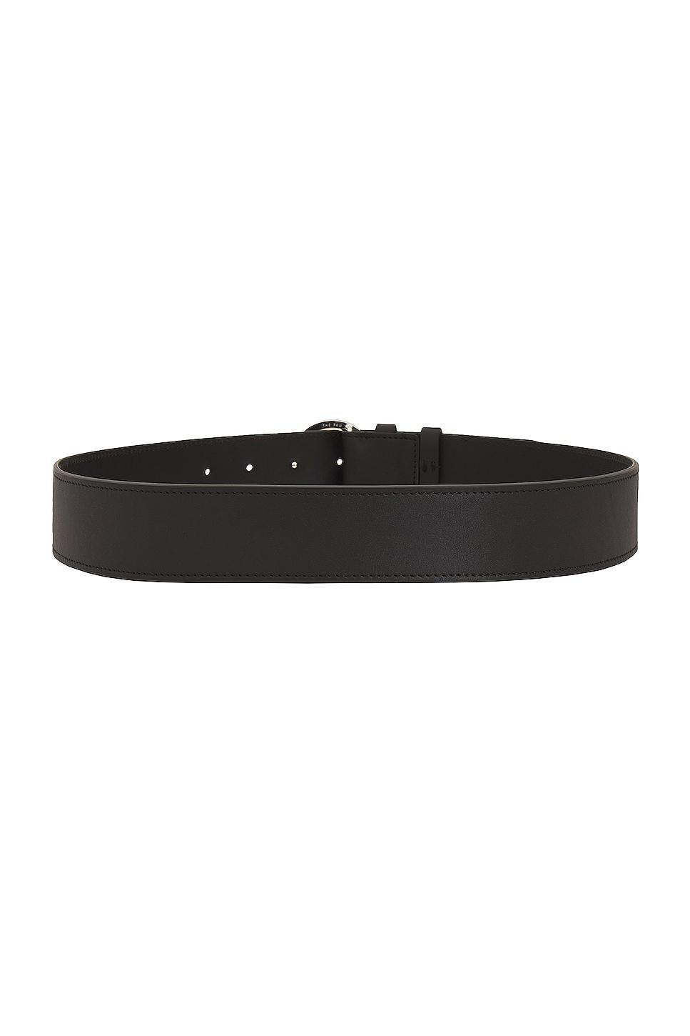 The Row Half Moon Belt Black. (also in L, M, XS). Product Image