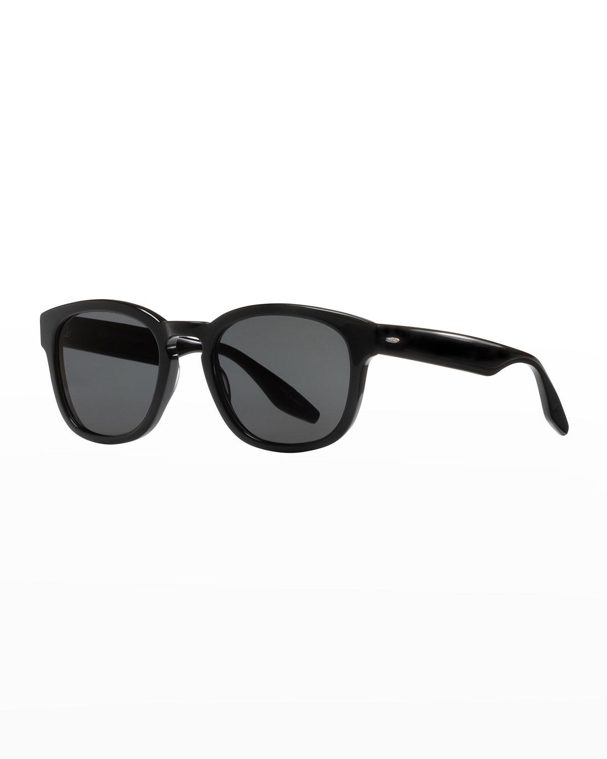 Mens Nelson Keyhole-Bridge Rectangle Sunglasses Product Image