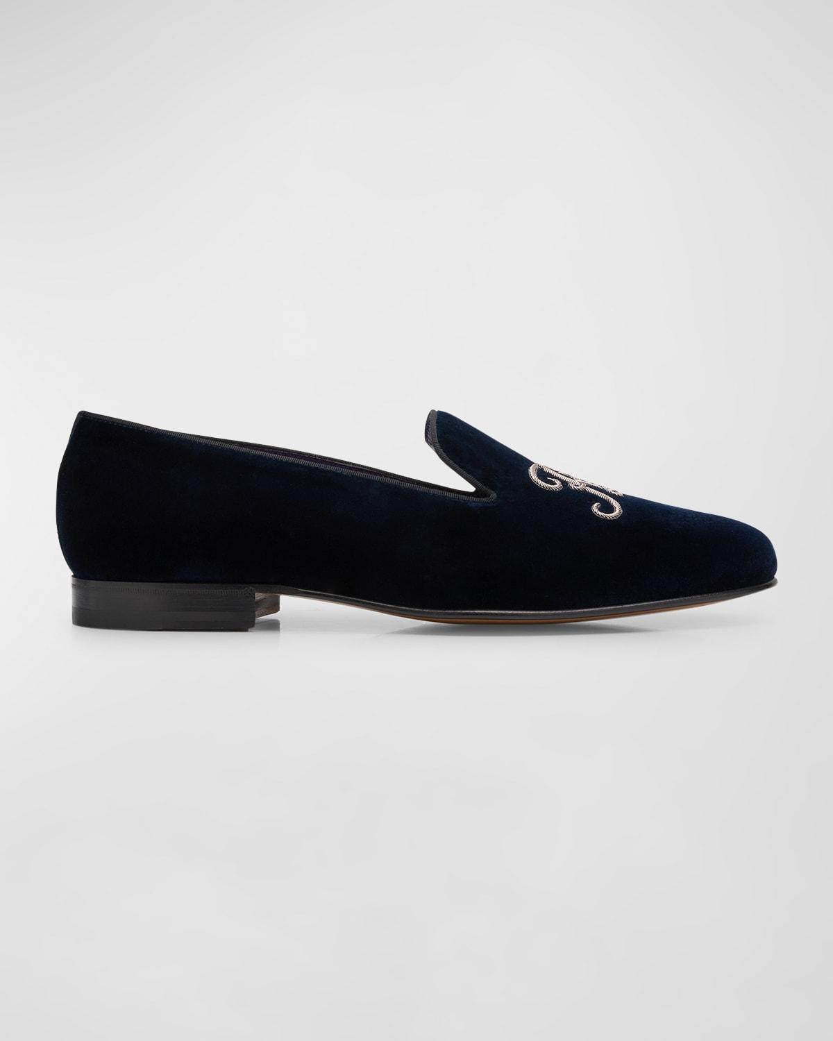 Mens Alonzo RL Velvet Loafers Product Image