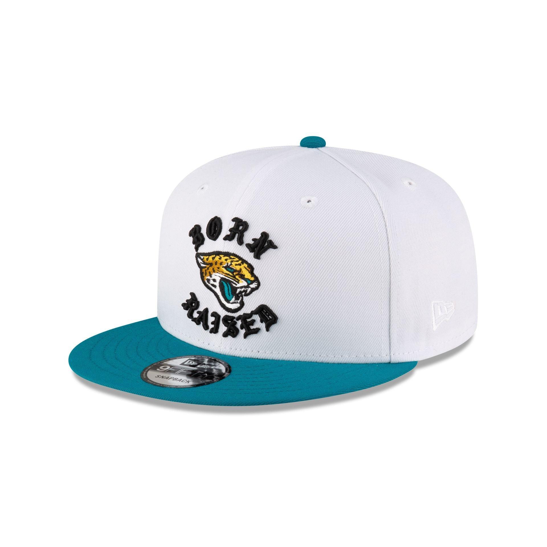 Born x Raised Jacksonville Jaguars White 9FIFTY Snapback Male Product Image