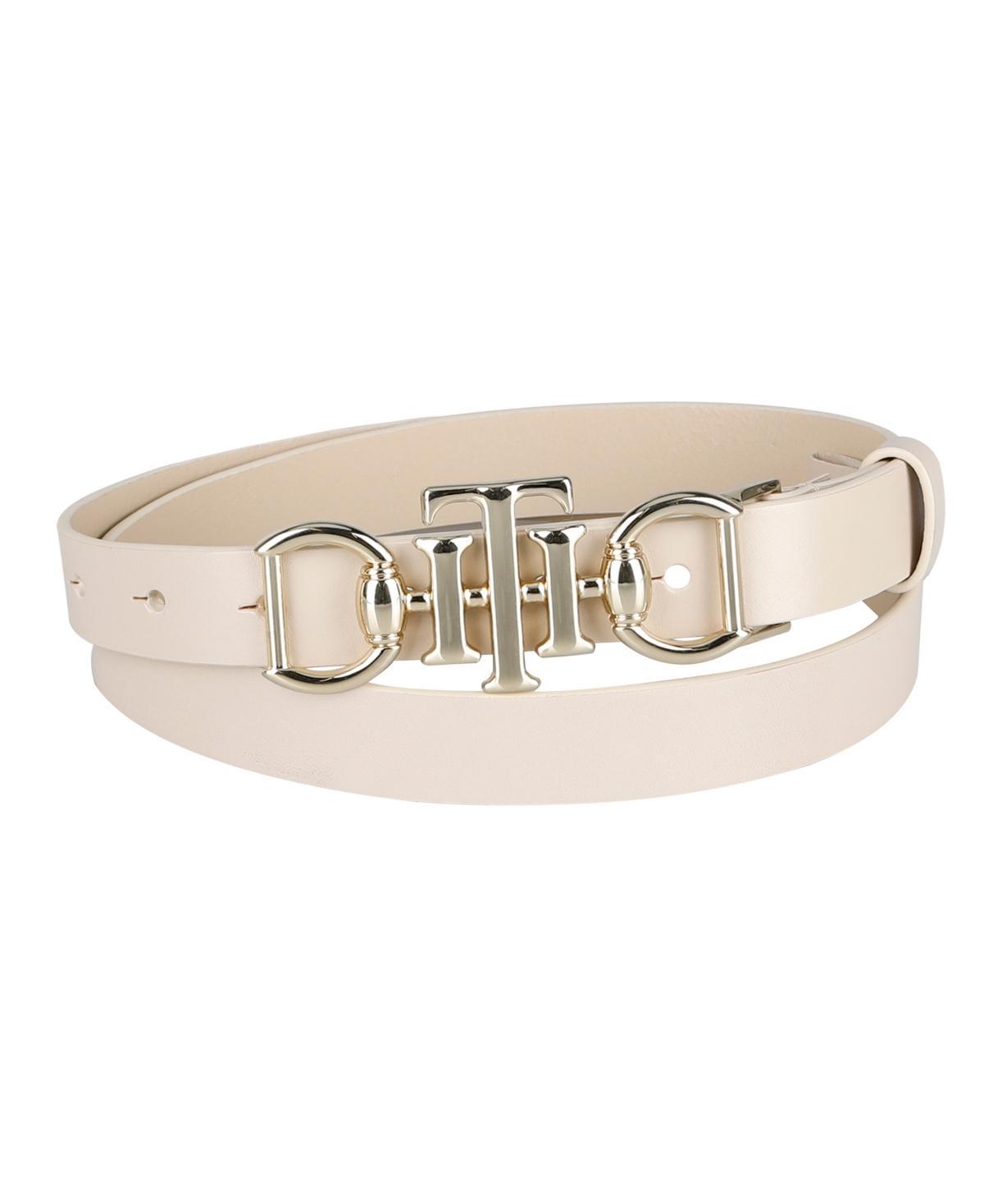 Tommy Hilfiger Womens Skinny Double Ended Horsebit Buckle Dress Casual Belt Product Image