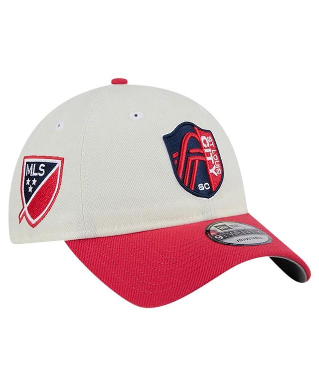 Mens New Era White St. Louis City Sc 2024 Kick Off Collection 9TWENTY Adjustable Hat Product Image