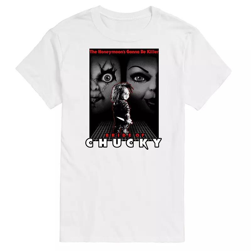 Big & Tall Chucky Bride Of Chucky Graphic Tee, Mens Product Image