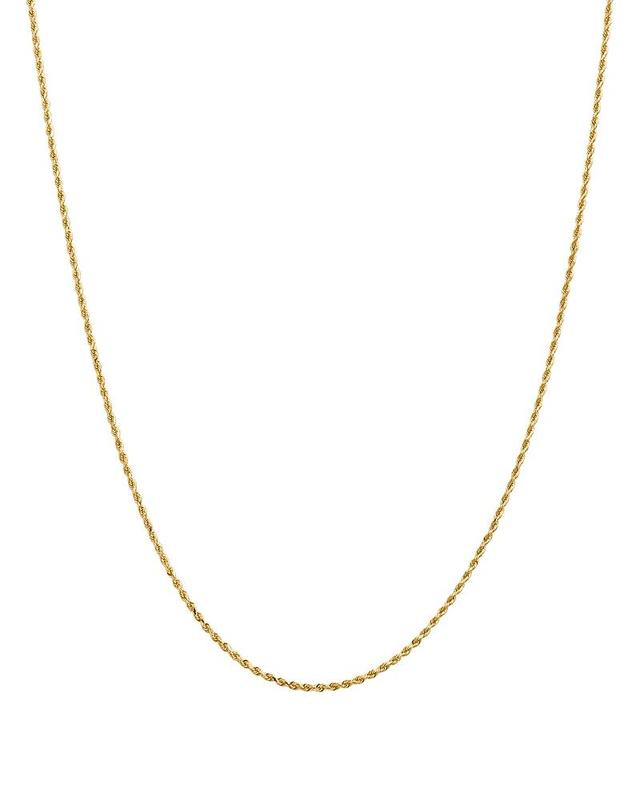 Bloomingdales 14K Yellow Gold 1.5mm Diamond Cut Rope Chain Necklace, 16 - 100% Exclusive Product Image