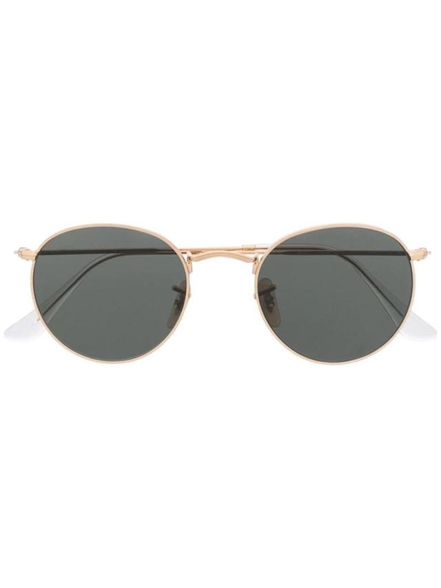 RAY BAN Round-frame Metal Sunglasses In Gold Product Image