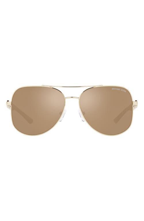 Michael Kors Chianti 58mm Aviator Sunglasses Product Image